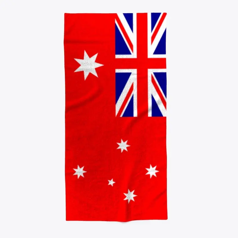 Australia Red Ensign Flag Beach Towel