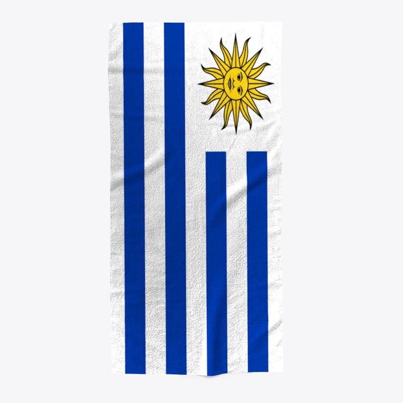 Uruguay Flag Towel