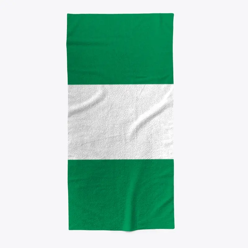 Nigeria Flag Towel