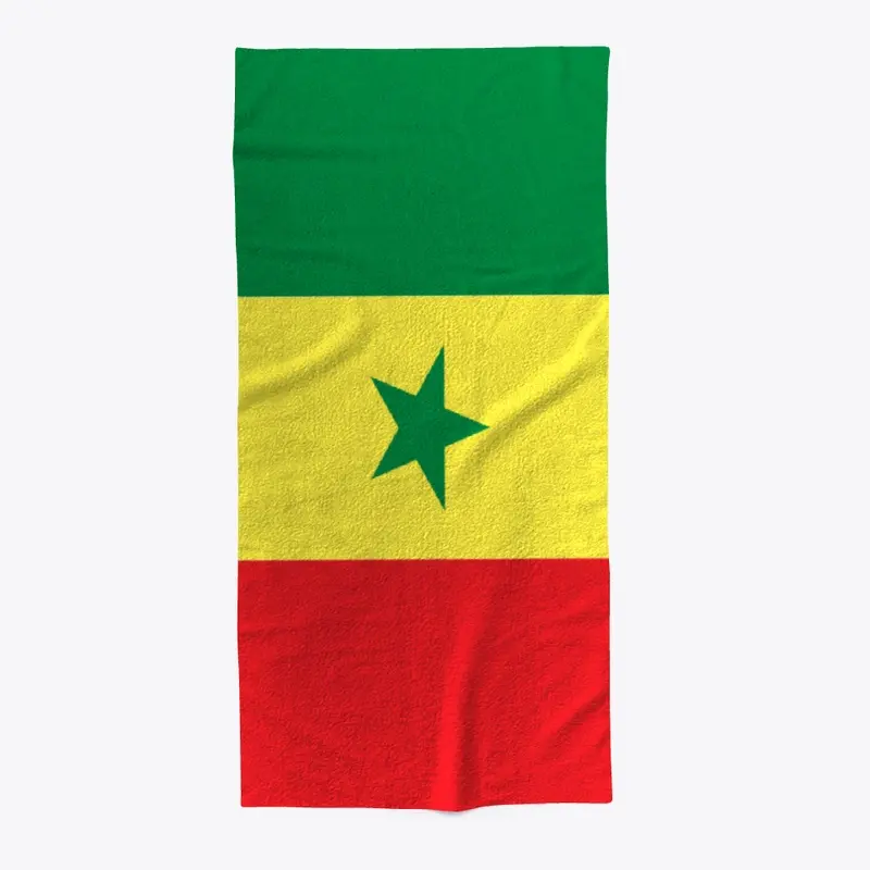 Senegal Flag Towel