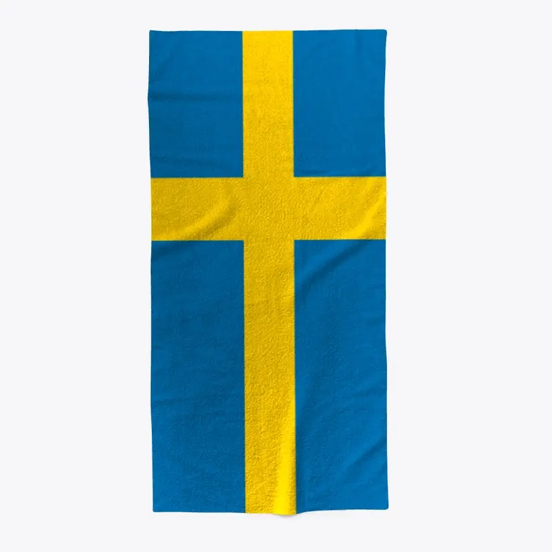 Sweden Flag Towel