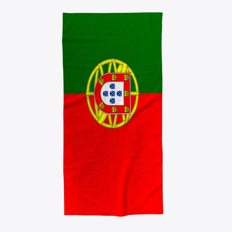 Portugal Flag Towel