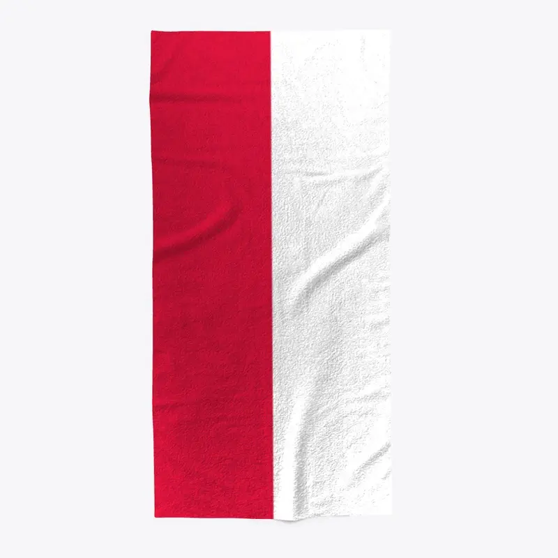 Poland Flag Towel